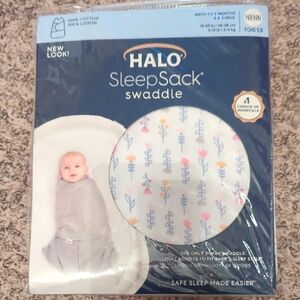 Halo SleepSack Swaddle with Floral Pattern